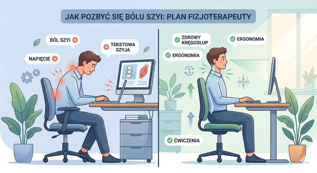 Jak pozbyć się bólu szyi